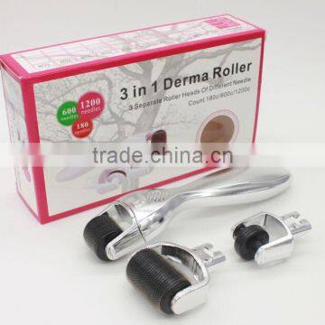 Huafu 2016! OEM Factory Wholesale Changeable Needles Kit Gold Derma Roller photo-4
