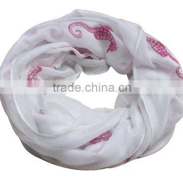 Lizard Printing Small Quantity on Sale Scarves Cotton 2015 photo-2