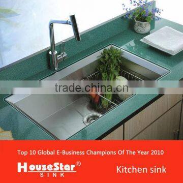 Kitchen sinks china Customized undermount single bowl handmade kitchen sink Wash sink