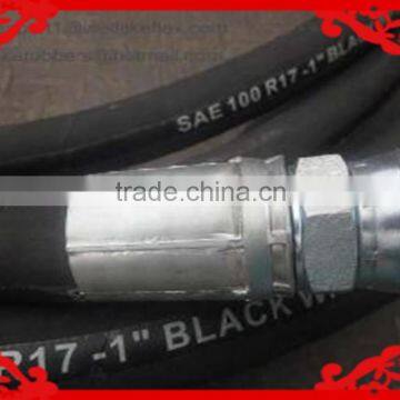 hot sale SAE 100 R17 high pressure braid hydraulic rubber hose