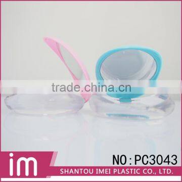 Transparent Cheap Empty Cosmetic Loose Powder Case