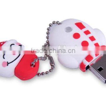 Hot sale electronic items Discount promotion OEM model best price alibaba gadget customized logo for pvc usb snowman gift