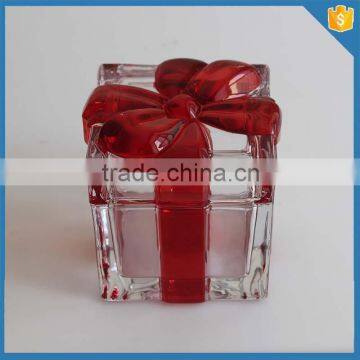 Glass Sugar Bowl With Lid Wedding Gift Bowl Nuts Sugar Canister photo-5