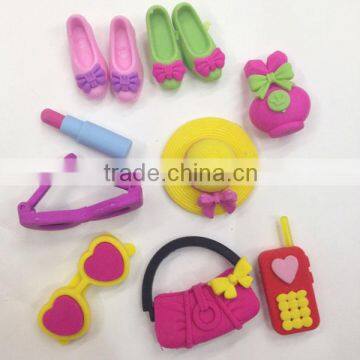 Girls' kit eraser toys wholesale