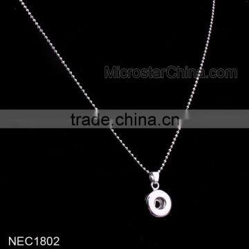 Fashion Jewelery Wholesale  Trending Hot Products Brass Snap Button Necklace