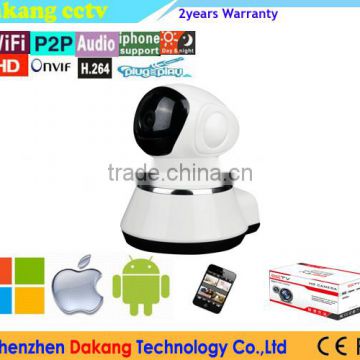 Indoor 1MP WIFI Pan&Tilt IP Camera, Mini USB Wireless PT Home Security Camera