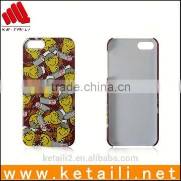 Hard plastic printer cell phone cases for iphone 5