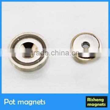 Strong magnet pot rare earth NdFeB disc Magnets