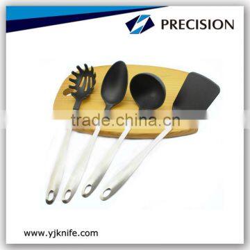 Wholesale Best Quality Plastic Nylon Cooking Tool set with Stainless Steel Handle