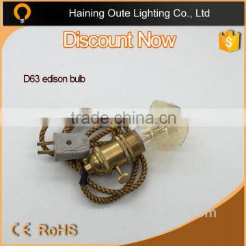 Retro Vintage Style Lighting Gold Sopt Glass Lamp /G125 Big Globle Eedison Light Bulb photo-4