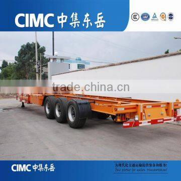CIMC Single Tire 40 ft Container Chassis Trailer