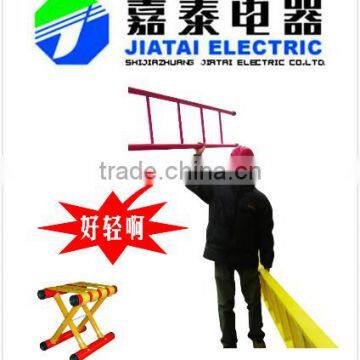 super light circular pipe fiberglass single ladder