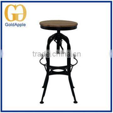 Factory Vintage Industrial Recycled metal Bar Stool