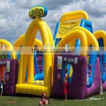 terrific inflatable obstacle at low price Chaos