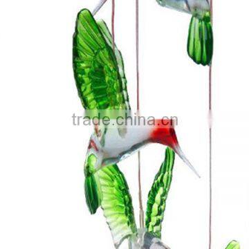 Handmade Moon and Star Electric Wind Chime With Solar Powered Led Lights photo-4