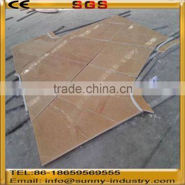 yellow onyx marble tile