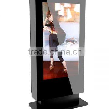 70 inch HD Floor Standing Outdoor Touch Kiosk Multi Touch/Touch Foil IP65