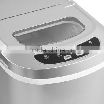 Compact Portable Silver Ice Maker Countertop Ice Cube Maker Machine photo-4