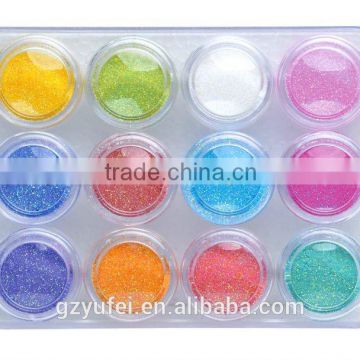 High shine glitter nail powder