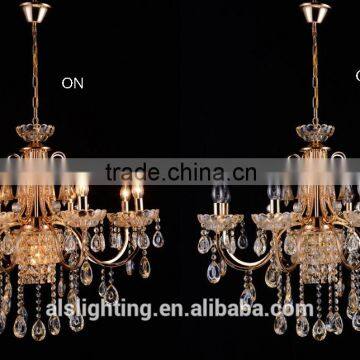 Contemporary Best Selling Super Large 9 Lights Crystal Chandelier Light for Lobby photo-2