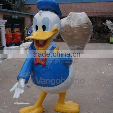 VGD-833 Large sculptures playground abstract paint for outdoor Amusement Park Fiberglass Cartoon Character Figure