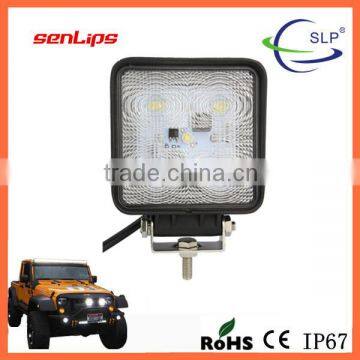 well sell 15W Epistat Squar work light led spot flood beam for Off road, SUV, 4WD IP67