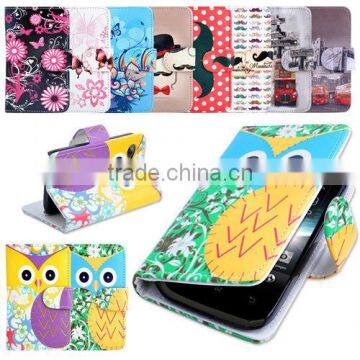 Custom Colorfull Pattern Wallet Phone Case For Wiko Cink Slim