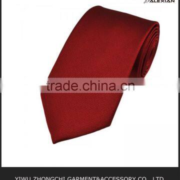 red silk wedding tie