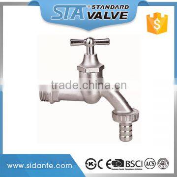 ART.2008 STA supplier high quality 1/2*3/4 dn15 Brass Bibcock, outdoor faucet, brass garden tap/washing machine in China
