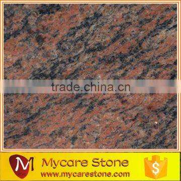 natural red granite with grey vein multicolor red granite tile