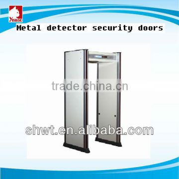 Dual Channels 6-Zones arch metal detector security door walk through metal detector door for Ordinary security door Users