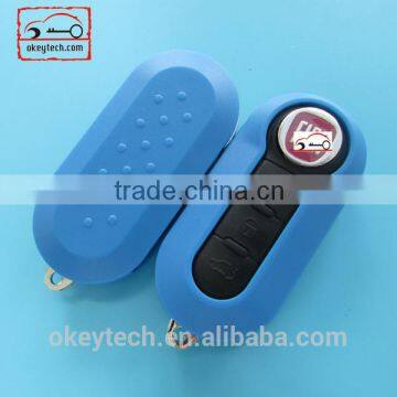 Best price fiat 500 remote key shell for shell key fiat 500 3 buttons fiat key cover for fiat 500 key cover