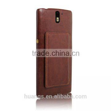 Leather Stand Wallet Case With Belt Clip for Oneplus One photo-3
