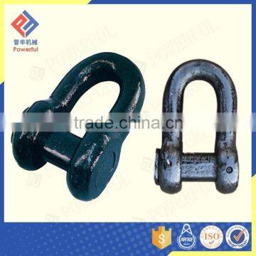 BLACK D TYPE JOINING SHACKLE FOR ANCHOR CHAIN