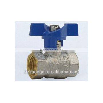 1/4"-4" High Quality female/female wtih iron handle brass ball valve