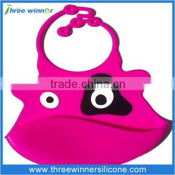 FDA food grade washable baby bib wholesale silicone bib