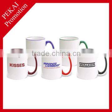 solid color ceramic mug, glazed mug, 310ml mug