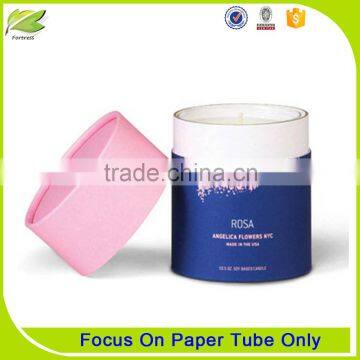 Customized luxury candle cardboard tube