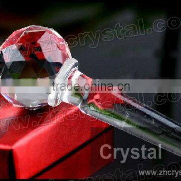 fishion crystal wine stopper, crystal bottle stopper