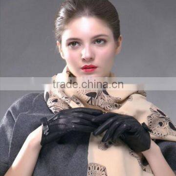 Fancy Black Sexy Leather Gloves Hot Sale Sexy Leather Gloves