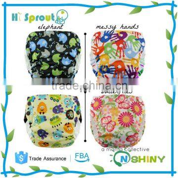 Baby Infant Pocket Size Adjustable AIO Cloth Diaper Nappy