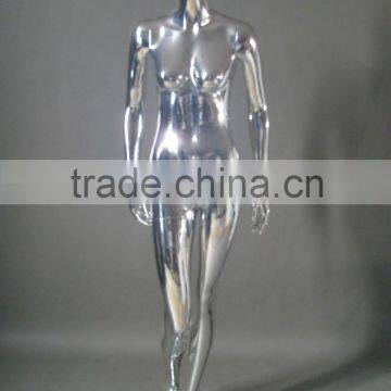 fashion female abstract chrome mannequins