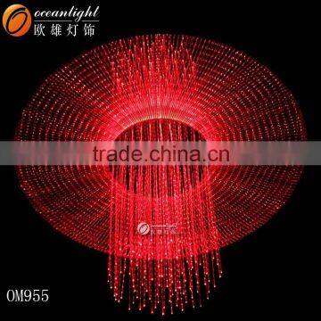 Hotel Pub Decoration Round Ball Fiber Optic Light With Led Fiber Machine OM063 photo-2