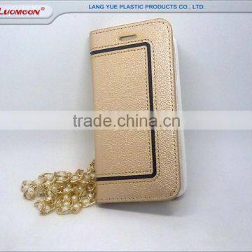 Cute Wallet Flip Phone Case With Chain Necklace for Samsung Galaxy Note C S A J E ON Edge Mini Plus 9 8 7 6 5 4 3 2 1 photo-6