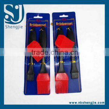 Trade Assurance 2Pcs nylon brush Most popular silicone bottle brush 100% food grade with FDA&LFGB certificate, welcome OEM