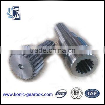 Steel factory price helical gear price main shaft for forged