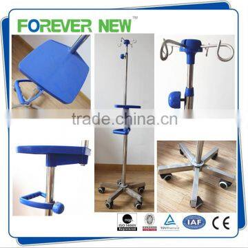 YXZ-027E CE ISO Approved High Quality Stainless Hospital iv Pole Stand photo-2