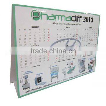 Glossy laminated 2013 paper calender wholesale