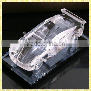 Fashion Transparent Crystal Model Car For Display Souvenirs