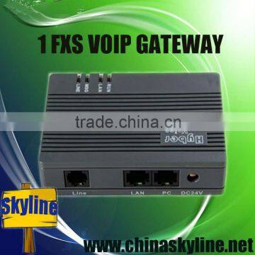 HT912T(SIP and H.323),1 fxs port ata voip gateway